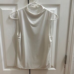 Heart Hips Cream Sleeveless Blouse